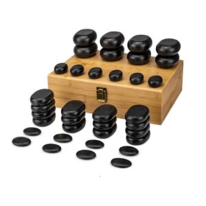 set 36 pietre hot stone massage