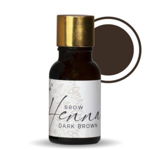 Brow henna dark brown 3- hennè naturale per sopracciglia colore marrone scuro